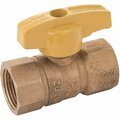 Dormont 3/4 In. FIP x 3/4 In. FIP Forged Brass Straight Gas Shutoff Valve 92-4242R